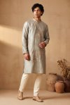 Outluk Wedding Vol 57 Silk Mens Kurta With Pajama 